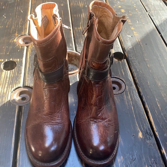 Bed Stu Ankle Boots with Double Buckle detail - Picture 4 of 14